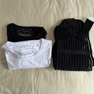 Hatch Black and White Top Trio